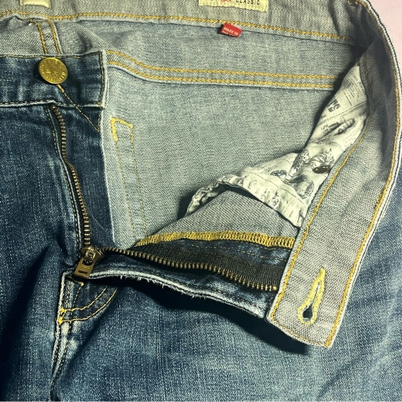 Agave Denim Size 34 No. 11 Denim Jeans Classic Fit Malibu Dark Broken Twill Flex - Picture 11 of 15